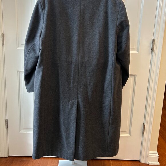 CHAPS double-breasted Lambswool Overcoat 52R - Picture 8 of 8